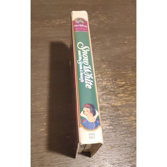 Snow White and The Seven Dwarfs, MASTERPIECE COLLECTION (VHS, 1995) #1524 - Picture 2 of 5